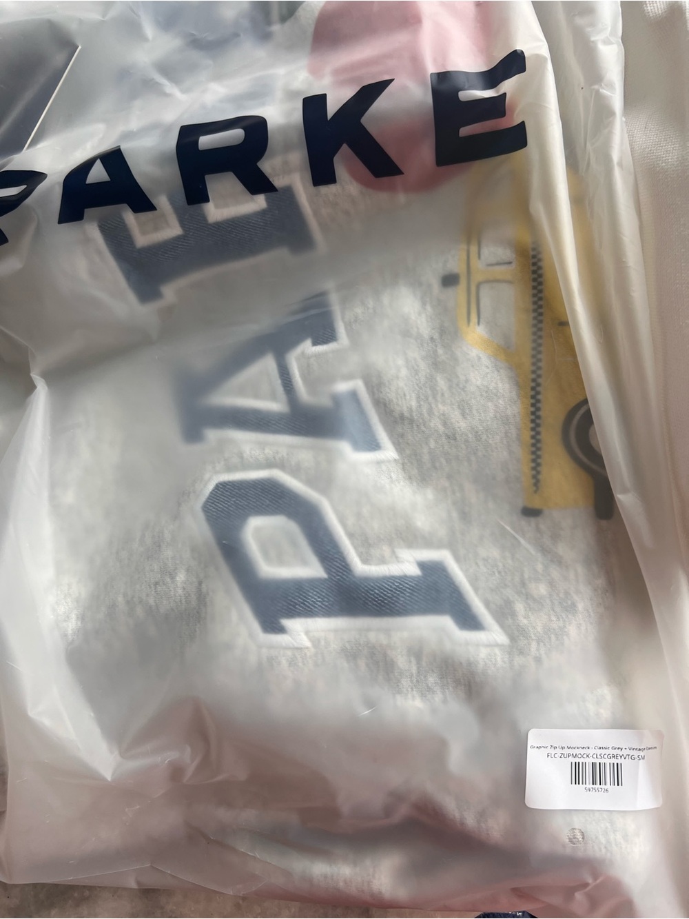 PARKE NYC Pop-Up zip sweatshirt - Picture 2 of 3